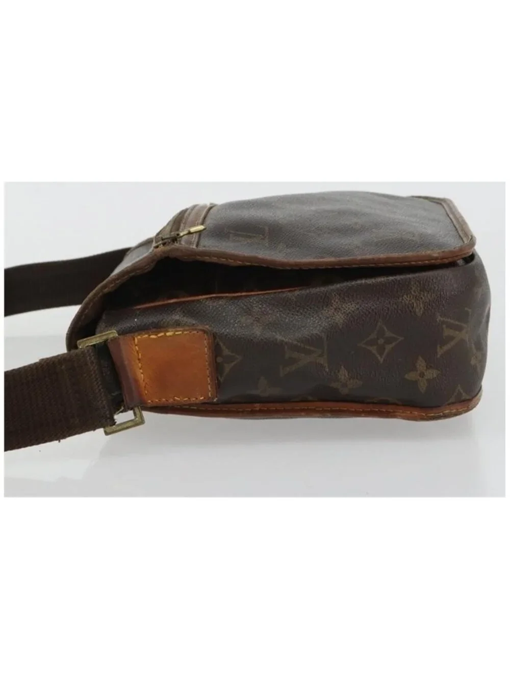 Authentic LOUIS VUITTON Monogram Messenger Bosphore PM Shoulder Bag M40106 LV